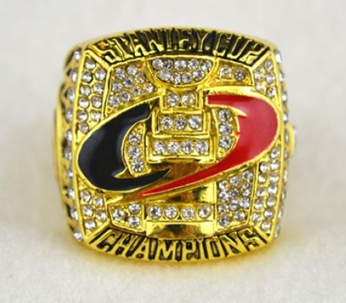NHL Carolina Hurricanes World Champions Gold Ring - Click Image to Close